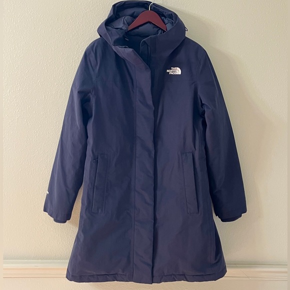 The North Face Jackets & Blazers - The North Face Women's Dark Blue Hooded Ski Jacket
